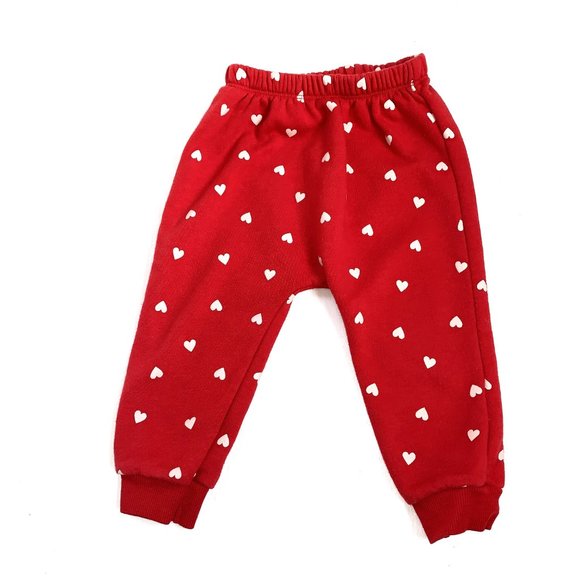 Old Navy Red Heart Jogger Set 18-24 Months - Picture 4 of 5